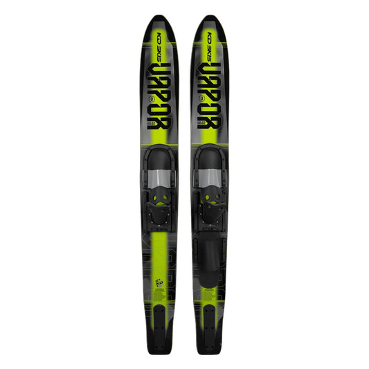 KD Youth Vapor Combo Skis Green/Black 62"