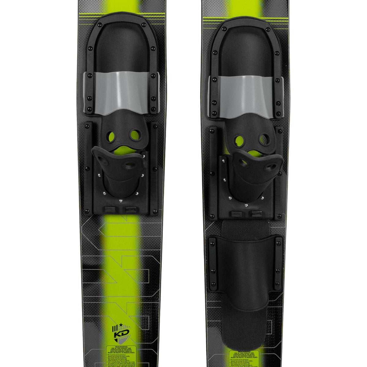 KD Youth Vapor Combo Skis Green/Black 62"