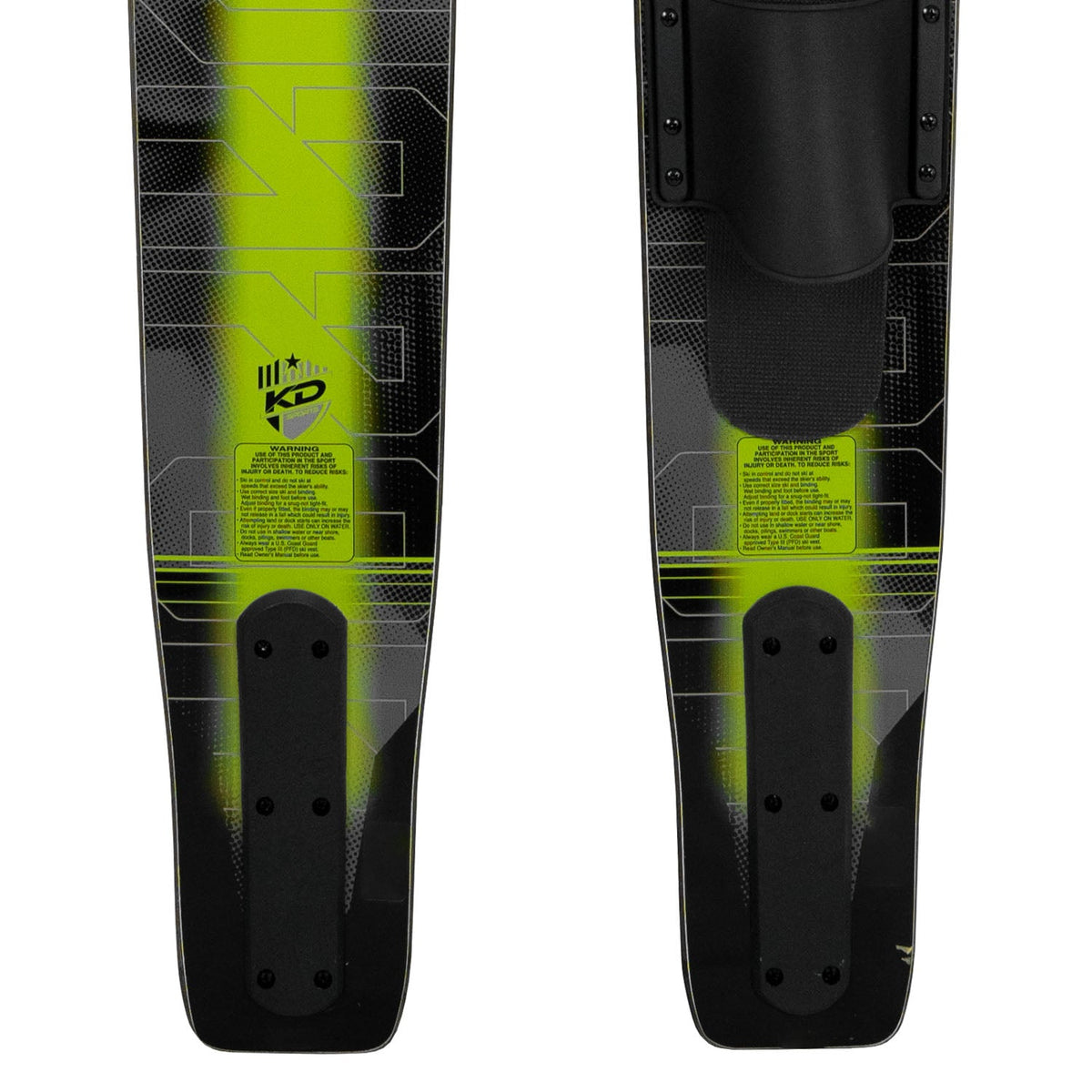 KD Youth Vapor Combo Skis Green/Black 62"