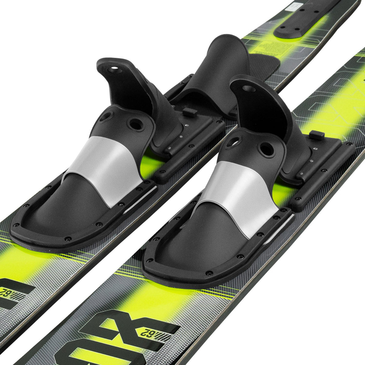 KD Youth Vapor Combo Skis Green/Black 62"