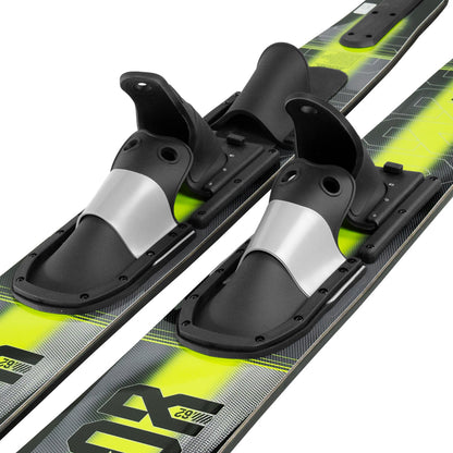 KD Youth Vapor Combo Skis Green/Black 62"