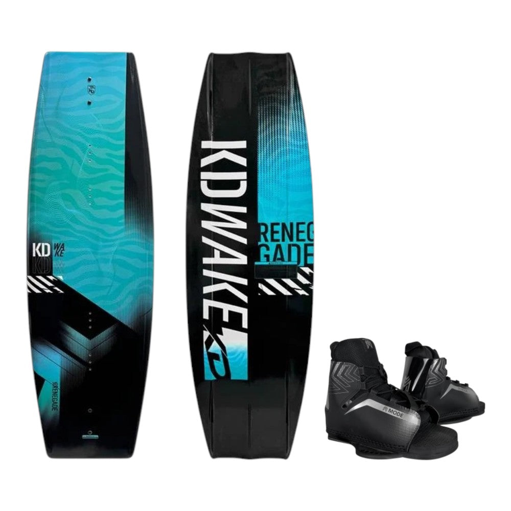 KD Renegade Wakeboard + Mode Boots Teal/Black