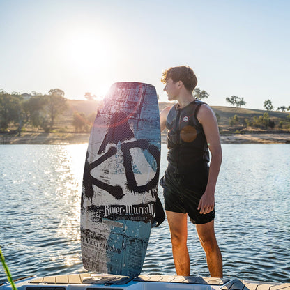 KD River Murray Kneeboard Blue/White 53"/135cm
