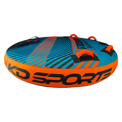 KD Cyclone Tube 2-3 Person Teal/Orange 70"
