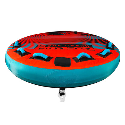 KD Hurricane Tube 3-4 Person Orange/Teal 80"