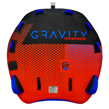 KD Gravity Tube 3-Person Red/Black/Blue 78"