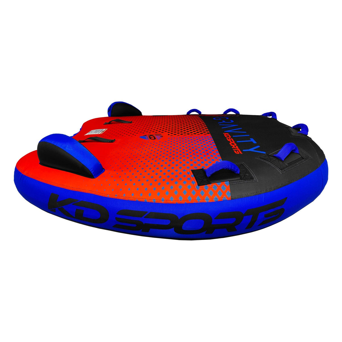 KD Gravity Tube 3-Person Red/Black/Blue 78"