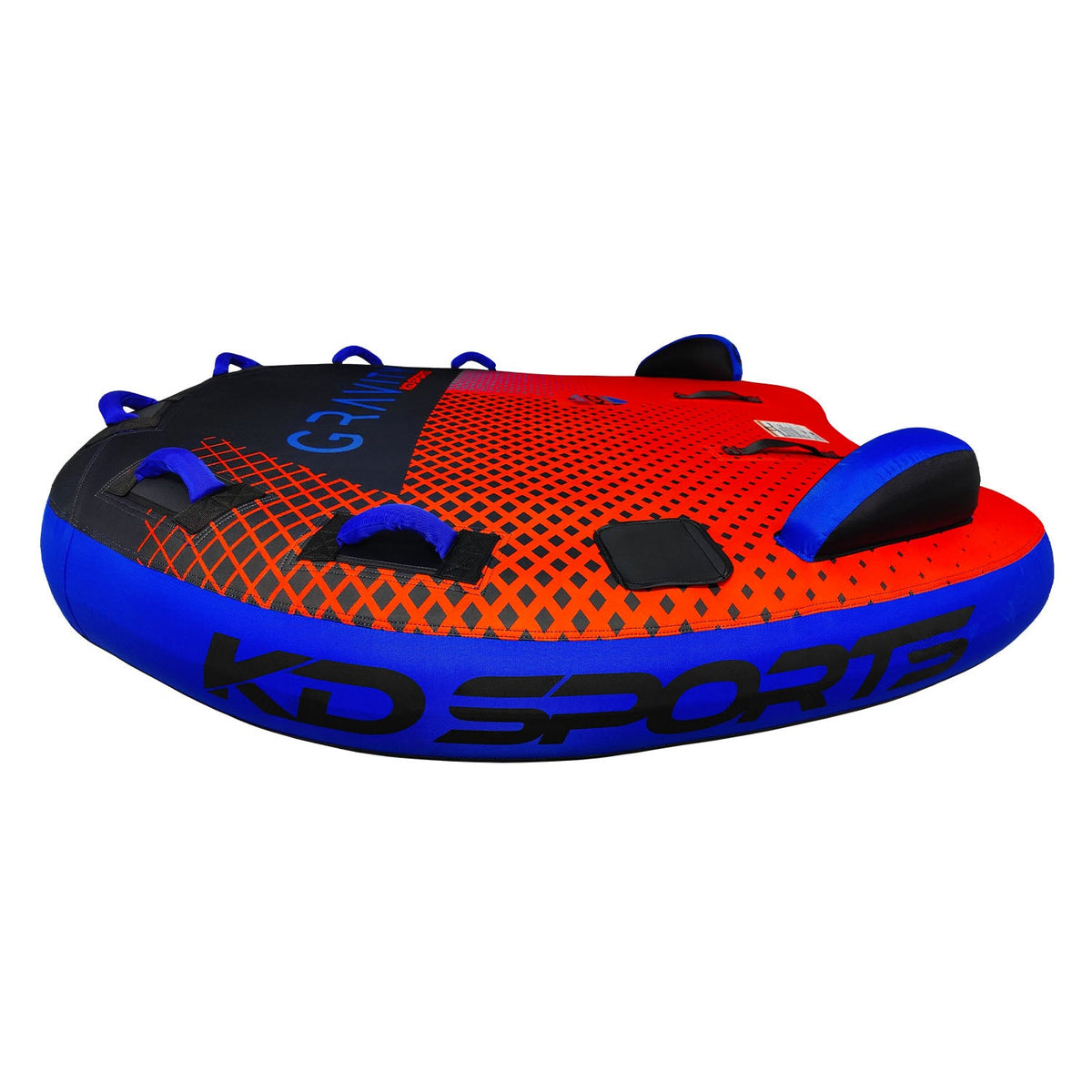 KD Gravity Tube 3-Person Red/Black/Blue 78"