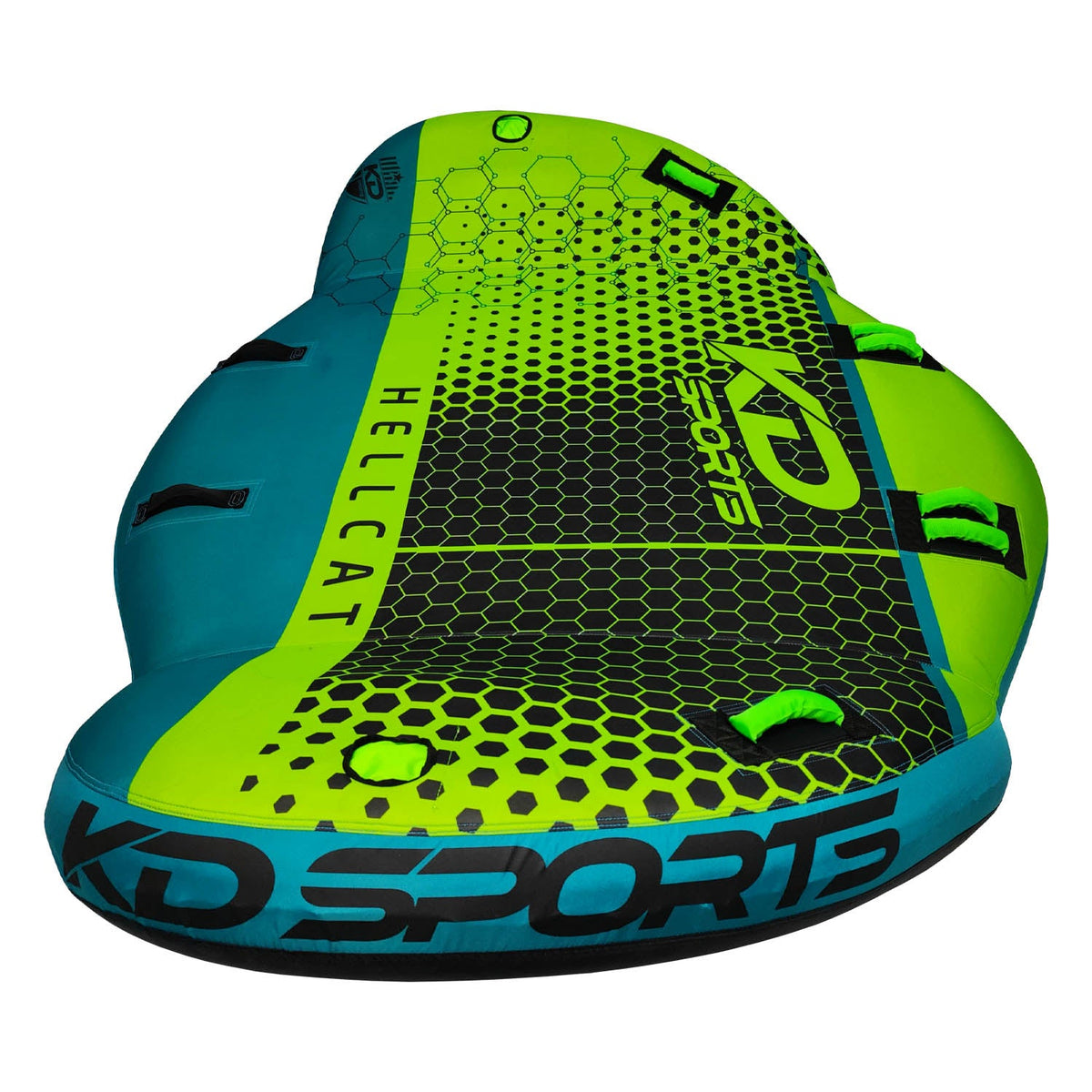 KD Hellcat Tube 3-Person Green/Teal 86"
