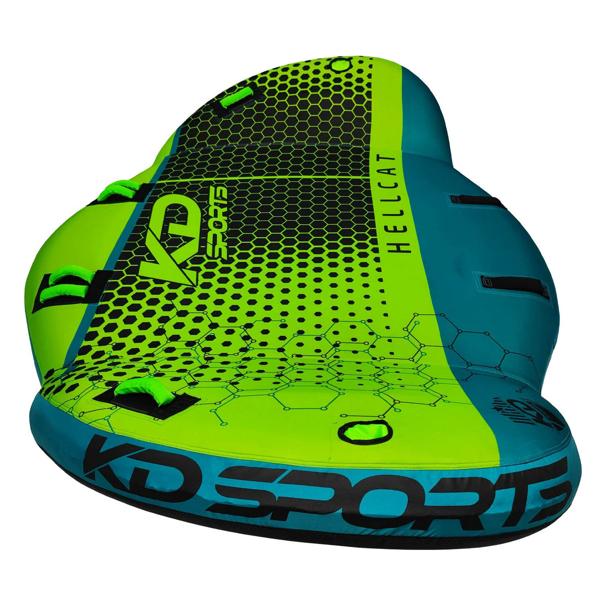 KD Hellcat Tube 3-Person Green/Teal 86"