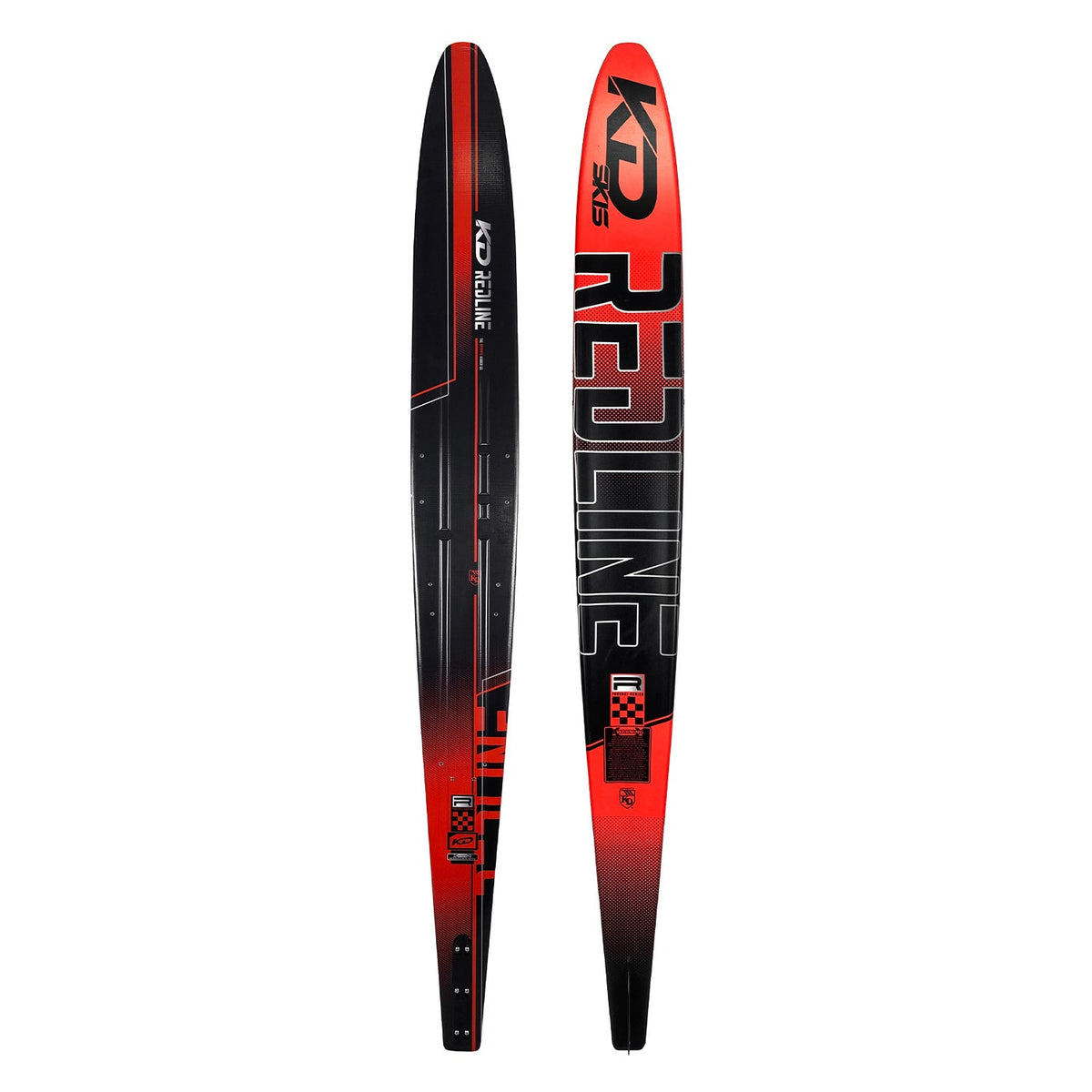 KD Redline Blank Slalom Ski Red/Black/Silver 72"