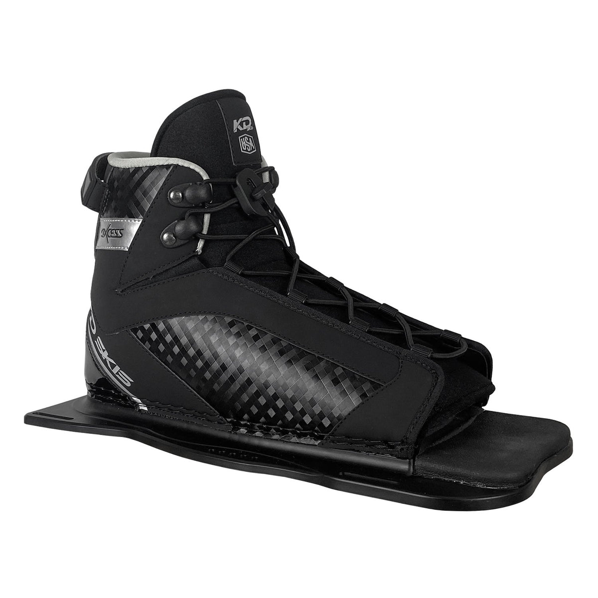 KD Axcess Slalom Ski Binding Black/Silver Standard 8-13