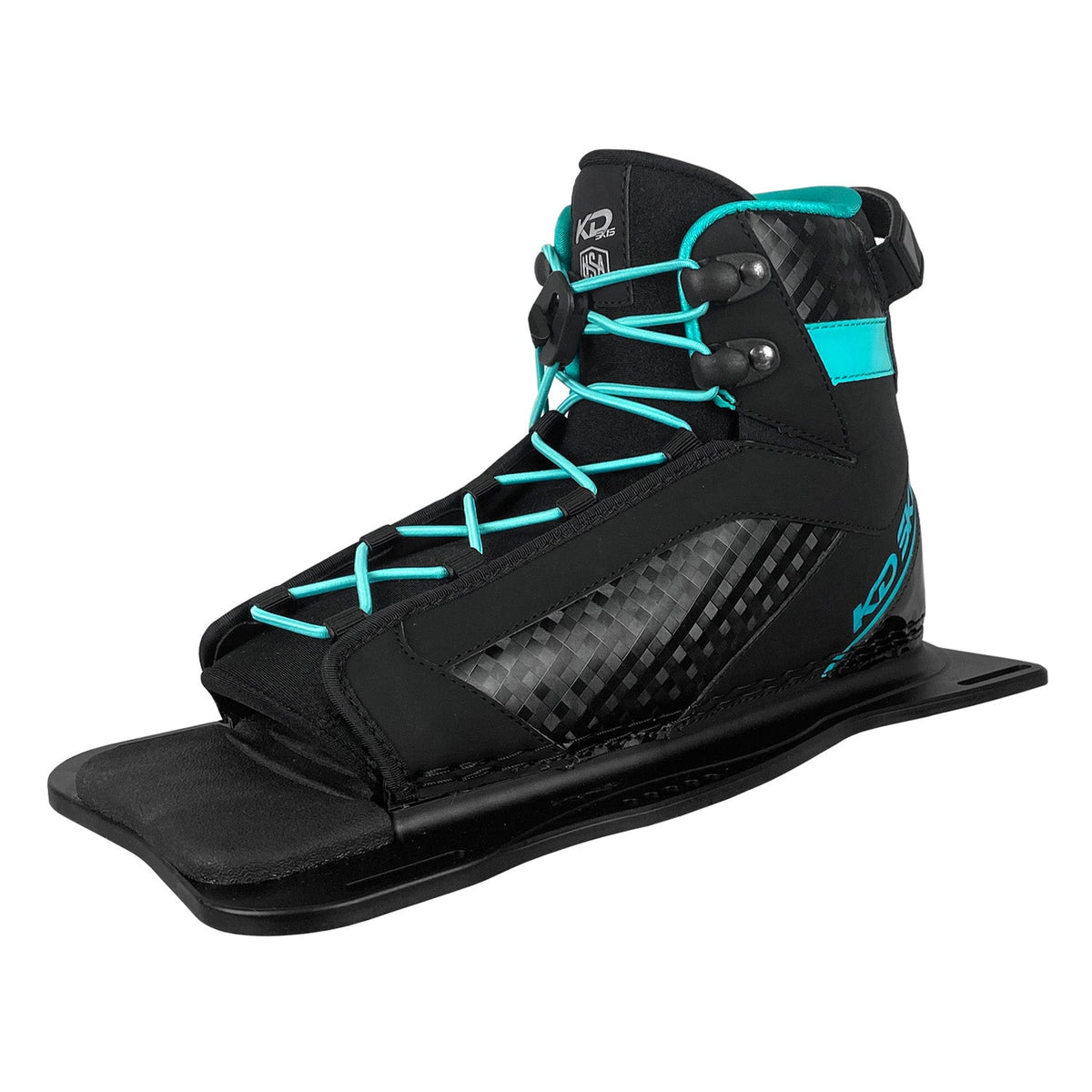 KD Axcess Slalom Ski Binding Teal/Black Standard 5-10