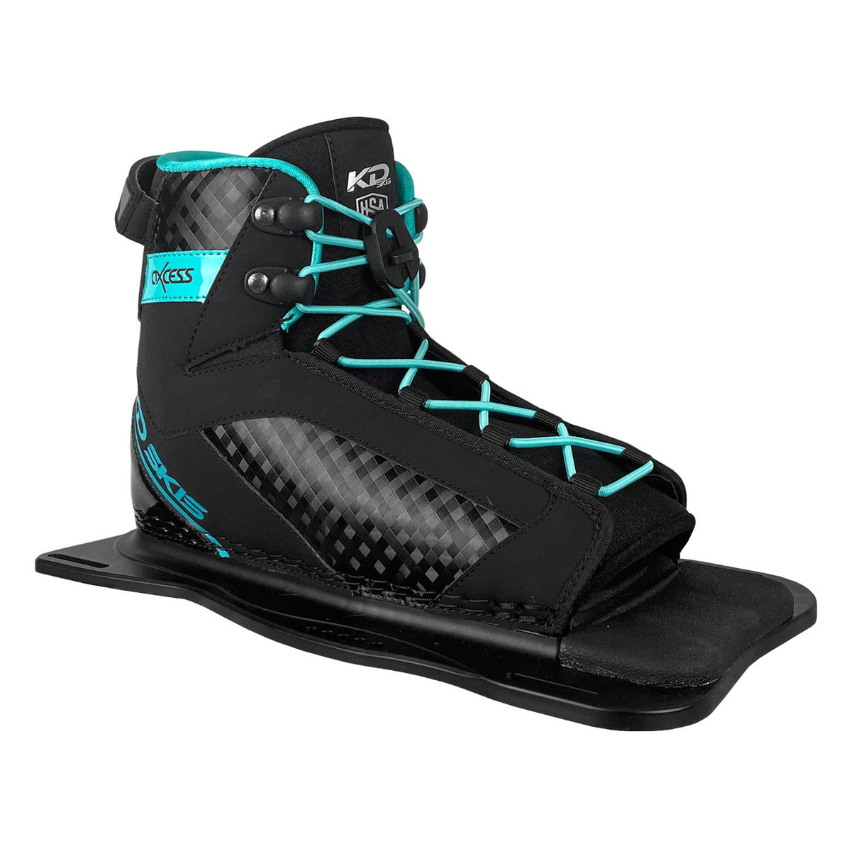 KD Axcess Slalom Ski Binding Teal/Black Standard 5-10