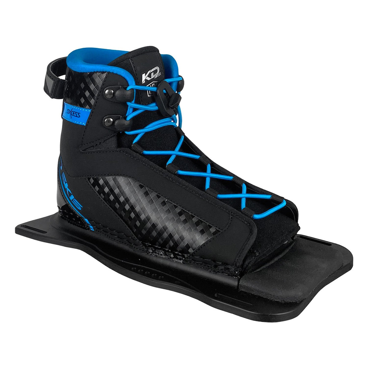 KD Axcess Junior Slalom Ski Binding Blue/Black XS 3-7