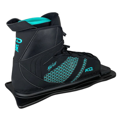 KD Xenon Slalom Ski + Bliss & RTP Bindings Purple/White 66"