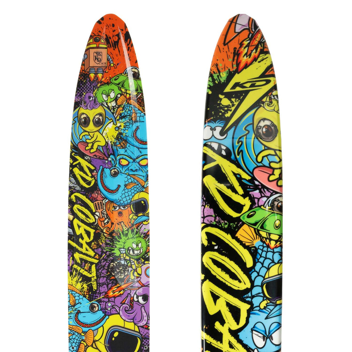 KD Cobalt Junior Blank Slalom Ski Cartoon 64"