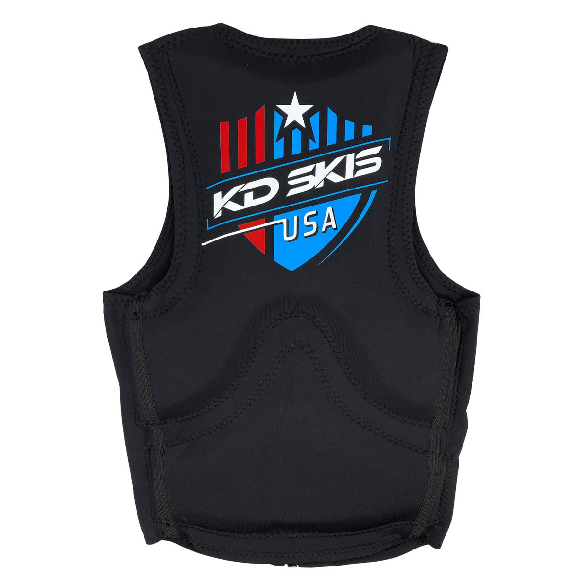 KD Comp Vest Ultra-Stretch Back Padding Red/White/Blue
