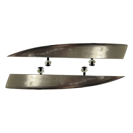 KD Wakeboard Fin Aluminium Black 2 Pack