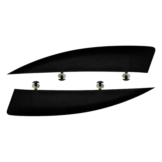KD Plastic Wakeboard Fin Black 2 Pack