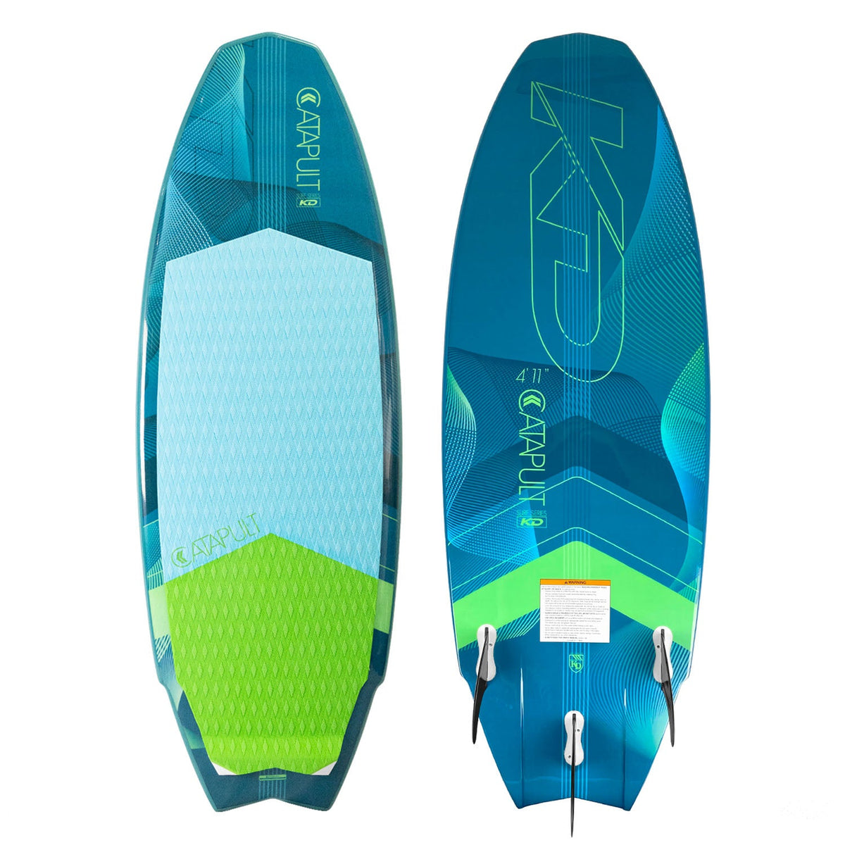 KD Catapult Wakesurf White/Blue 4'11"