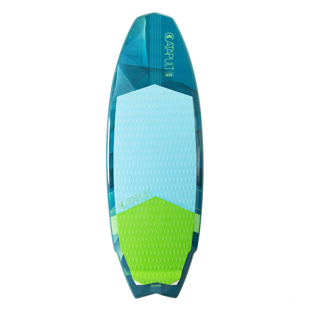 KD Catapult Wakesurf White/Blue 4'11"