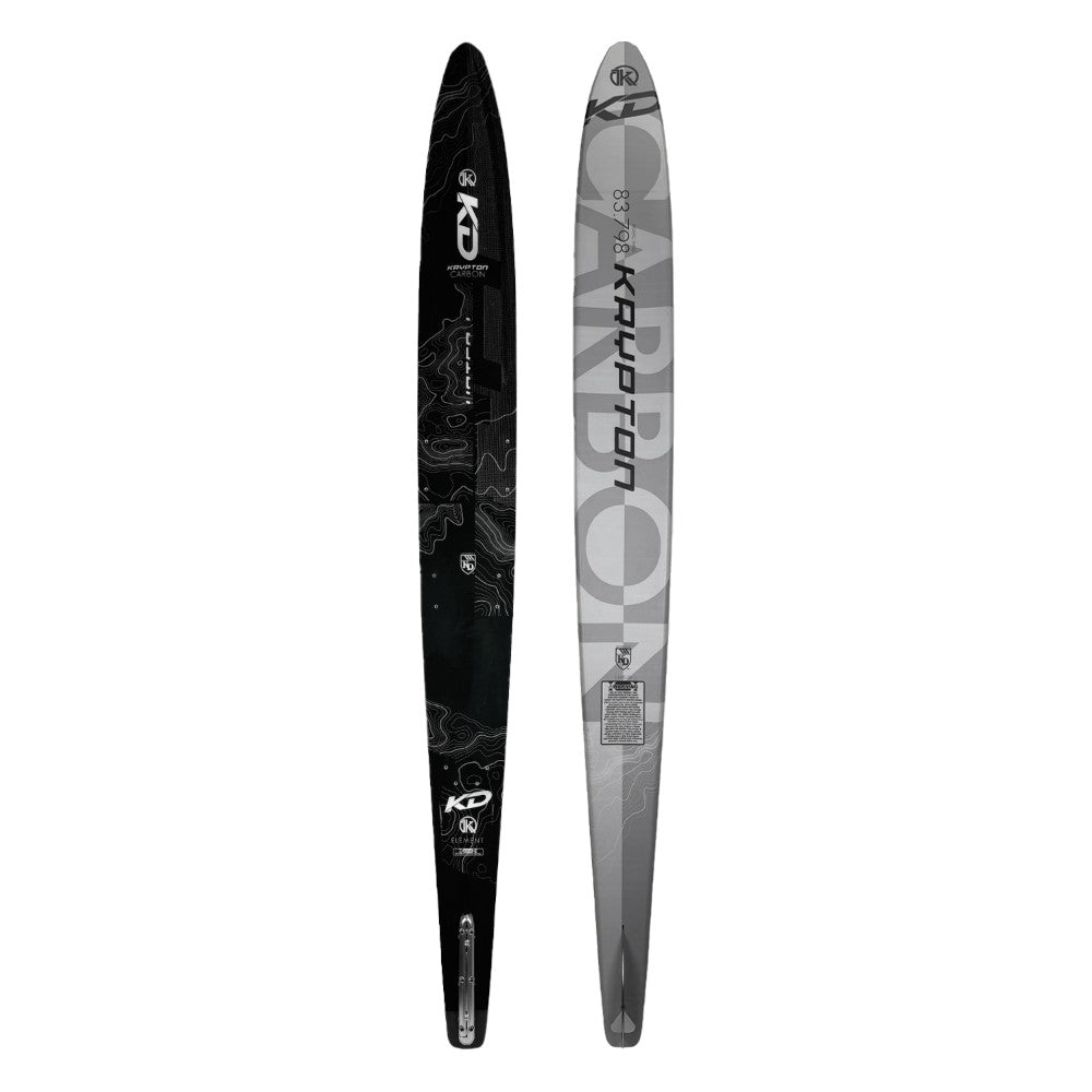 KD Krypton Carbon Blank Slalom Ski Grey/Black