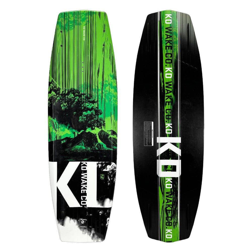 KD Chaos Wakeboard Blank Green/Silver/Black